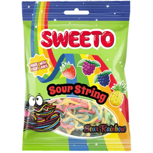 SWEETO STRING RAINBOW 80G