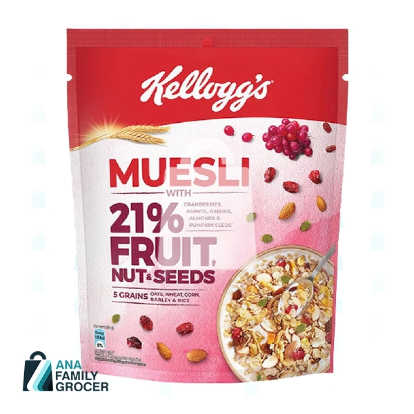 KELLOGG'S MUESLI FRUITS, NUTS & SEEDS 500G