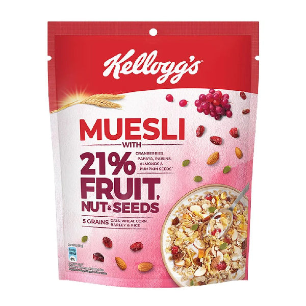 KELLOGGS MUESLI FRUITS, NUTS & SEEDS 500GM