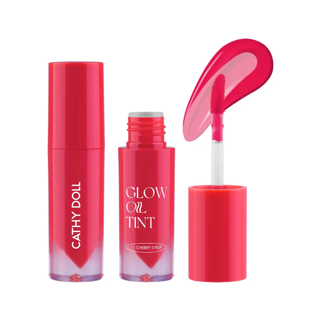 CATHY DOLL LIP GLOW OIL TINT NO.11 CHERRY SYRUP 
