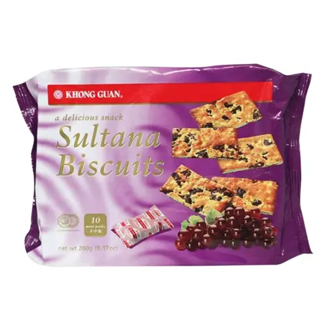 KHONG GUAN SULTANA BISCUITS 260G
