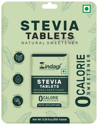 SWEETENER STEVIA TABLET 100 TABLETS