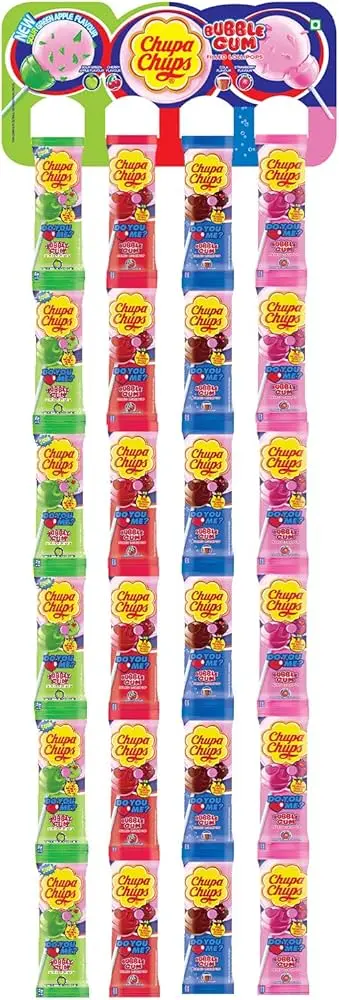 CHUPA CHUPS GUM FILLED LOLLIPOP 11G
