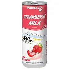 POKKA STRAWBERRY MILK 240ML