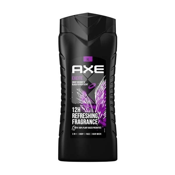 AXE BODY WASH EXCITE 3IN1 400ML