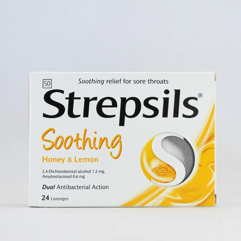 STREPSILS BLISTER HONEY & LEMON BOX X 24