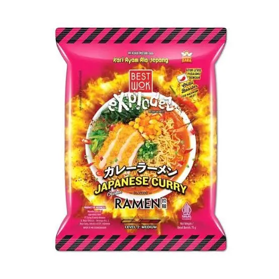 BEST WOK FRIED JAPANESE CURRY NOODLES 75G