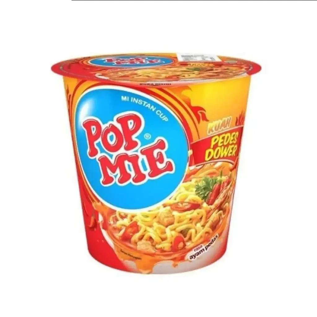  POP MIE GORENG PEDAS AYAM DOWER CUP 75G