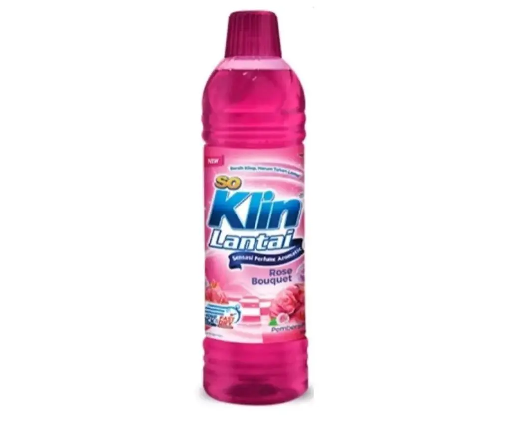 SOKLIN FLOOR CLEANER BOTTLE PINK 800ML