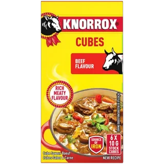 KNORROX STOCK CHILLI BEEF CUBES 60G
