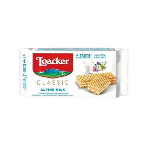 LOACKER CLASSIC ALPINE MILK 45G