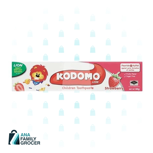 KODOMO CHILDRENS TOOTHPASTE STRAWBERRY 65G