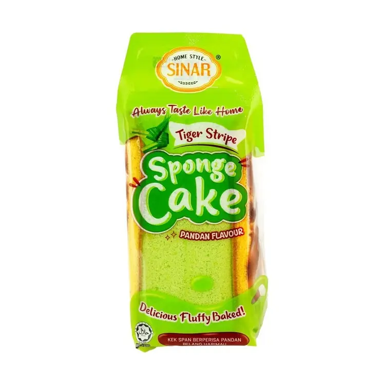 SINAR TIGER STRIPE SANDWICH SPONGE CAKE PANDAN 90G