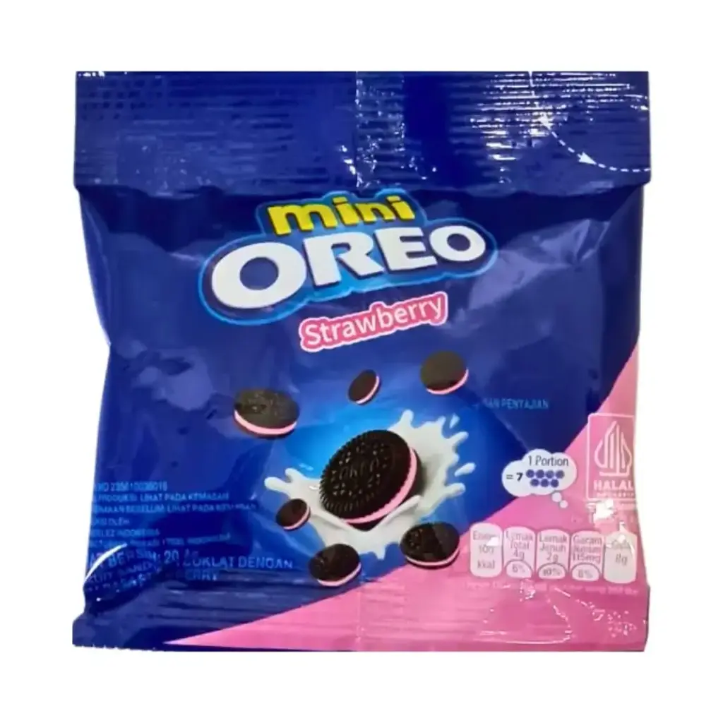 OREO MINI BISCUIT STRAWBERRY 20.4G