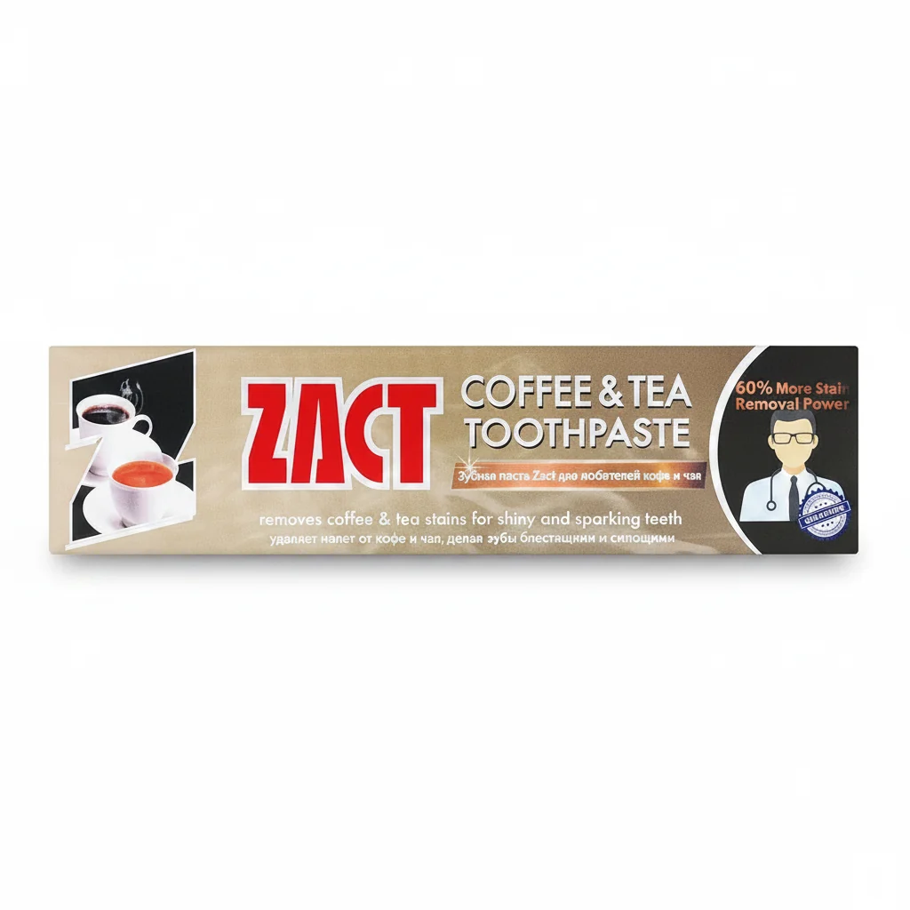 ZACT COFFEE & TEA TOOTHPASTE 100G