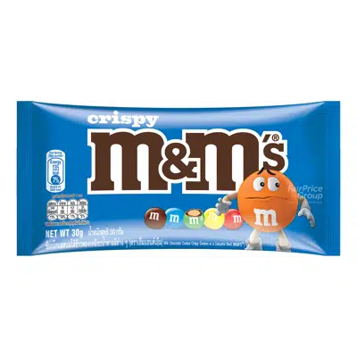 M&M CANDIES SGL CRISPY 30G
