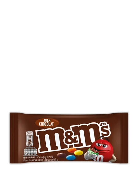 M&M CANDIES SGL MILK CHOCOLATE 37G
