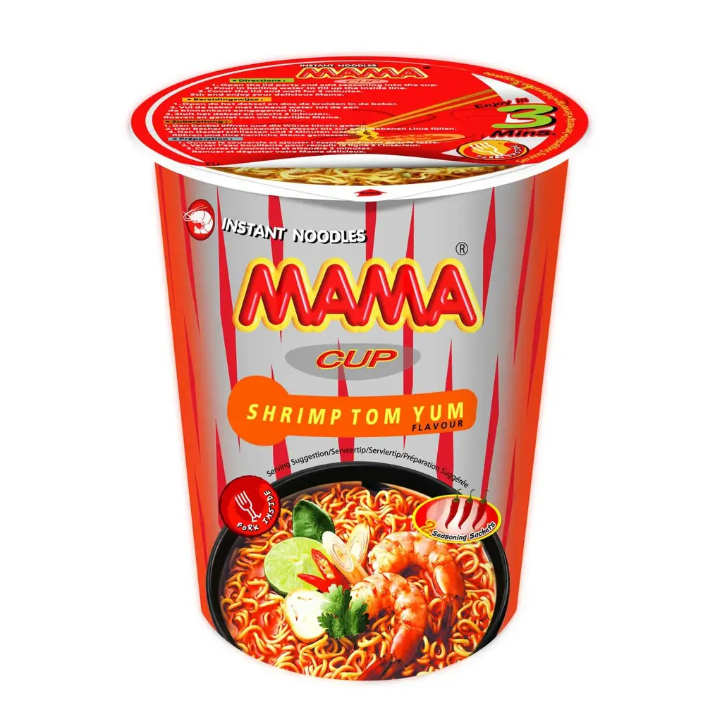 MAMA CUP NOODLES SHRIMP TOM YUM FLAVOUR 70G