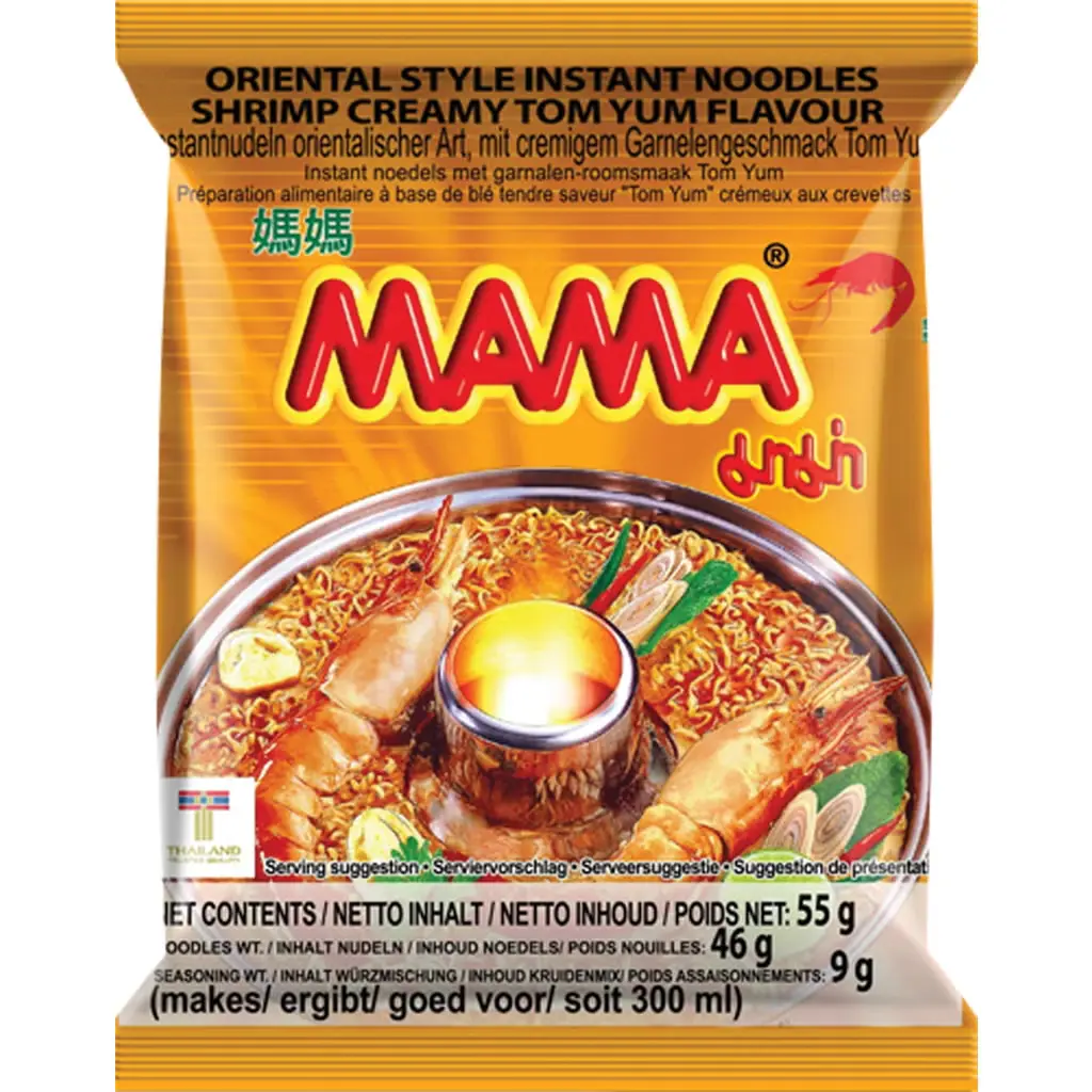 MAMA NOODLES SHRIMP CREAMY TOM YUM FLAVOUR 55G