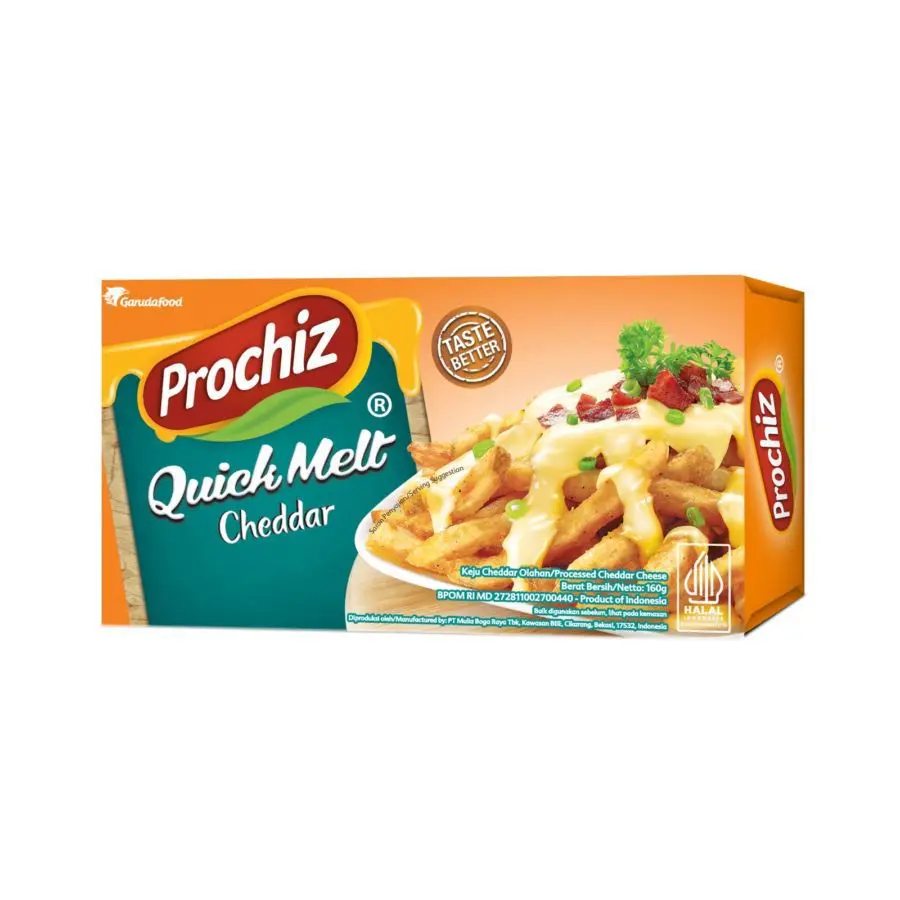 PROCHIZ QUICK MELT CHEDDAR 160G