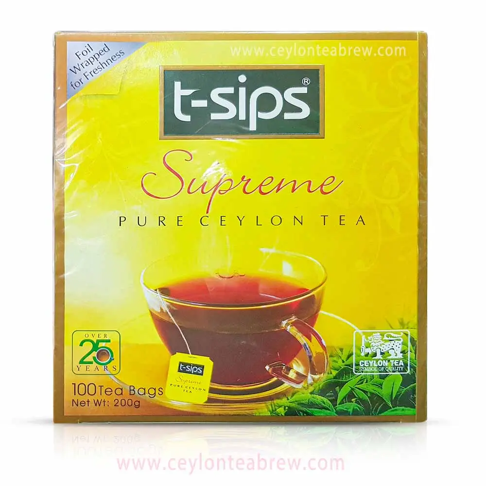 T-SIPS CEYLON BLACK TEA 100TB 200G