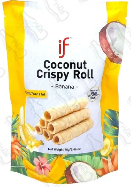 IF COCONUT CRISPY ROLL BANANA 70G