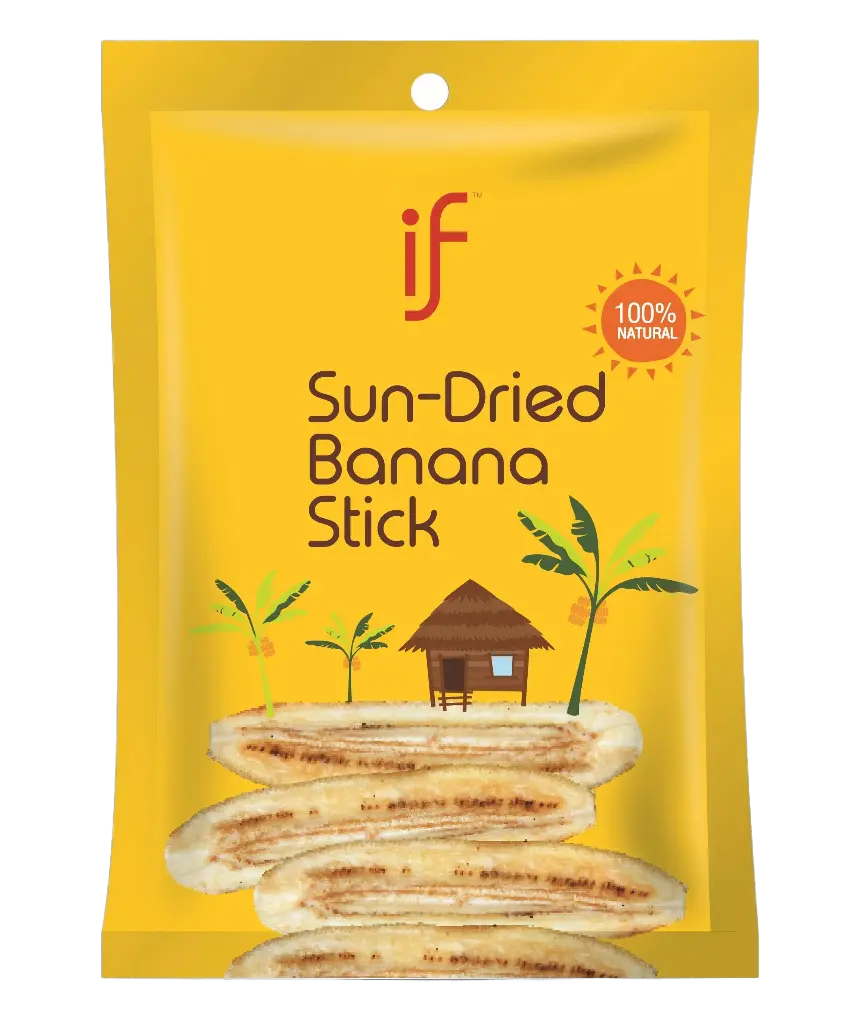 IF SUN DRIED BANANA STICK 60G