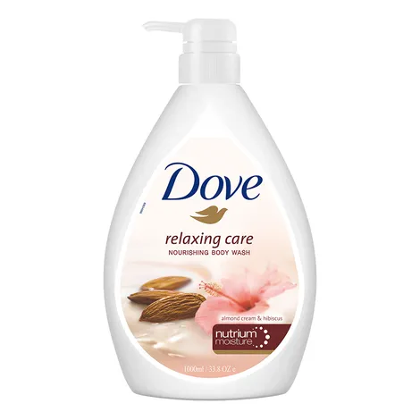 DOVE BODY WASH ALMOND 1L