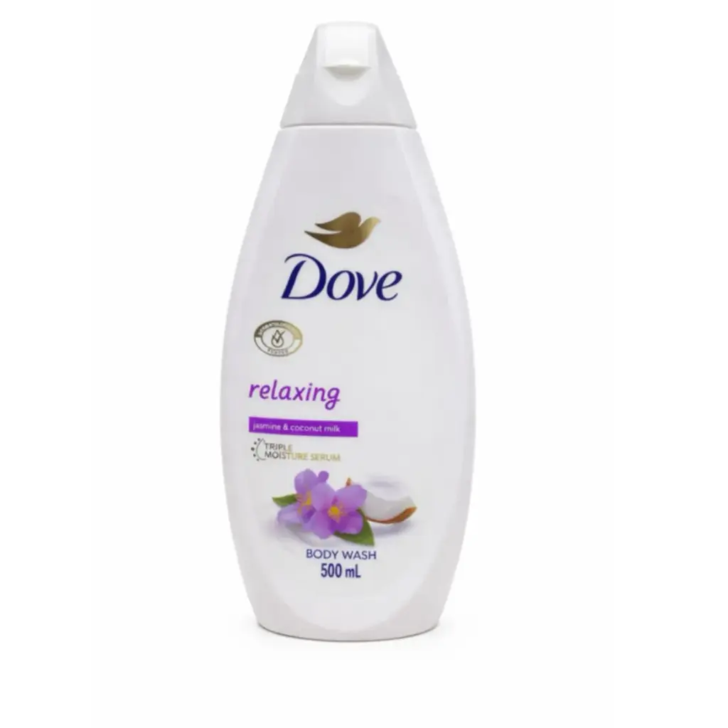 DOVE BODY WASH JASMINE & COCONUT MILK 500ML