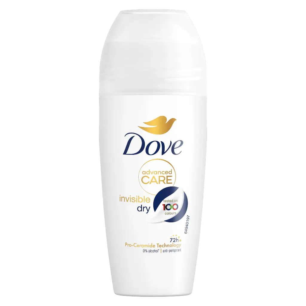 DOVE ANTI ROLL ON INVISIBLE DRY 50ML