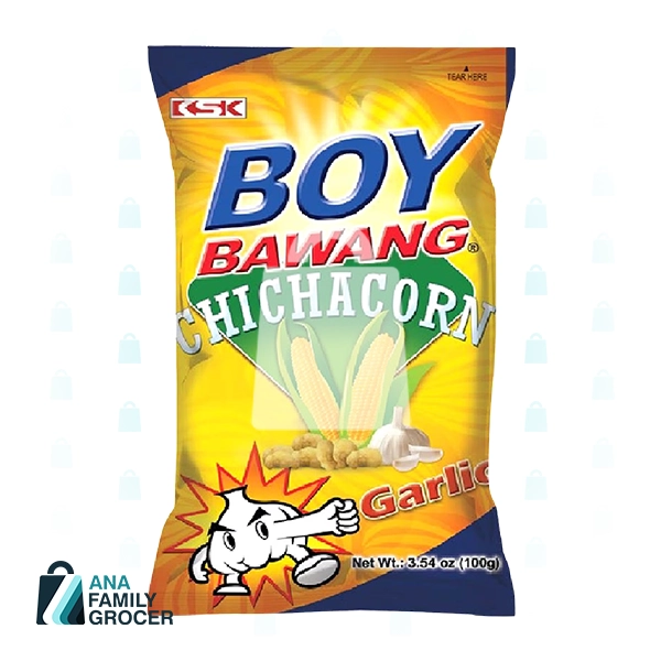 KSK BOY BAWANG CHICHACORN GARLIC FLAVOR 100G