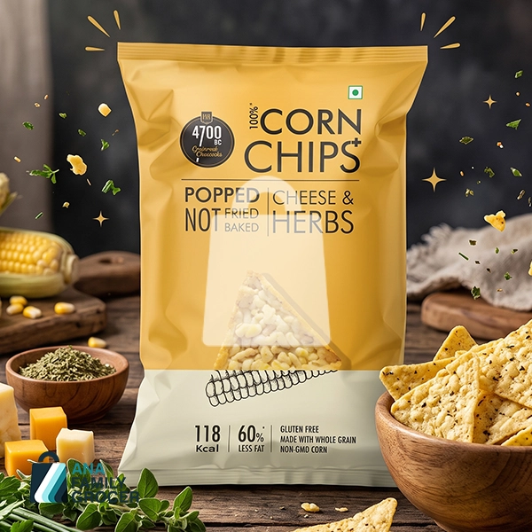 CHEESE & HERBS CHIPS 55G