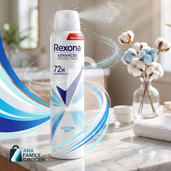 REXONA DEO COTTON DRY 200ML