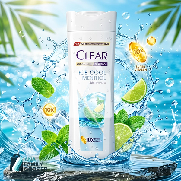CLEAR SHAMPOO ICE COOL MENTHOL 300ML