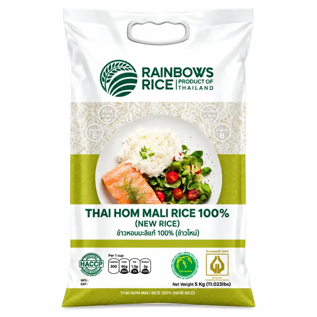 RAINBOW PREMIUM THAI HOM MALI RICE 5KG