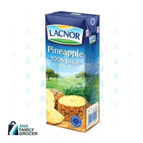 LACNOR JUICE PINEAPPLE 180ML