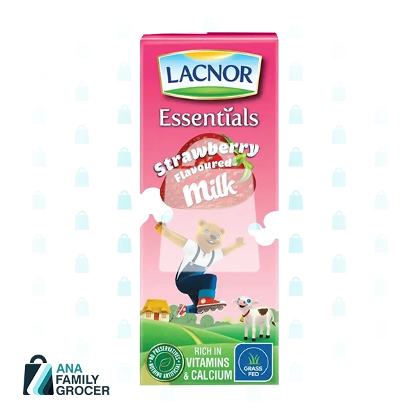 LACNOR FLAVORED STRAWBERRY MILK 180ML