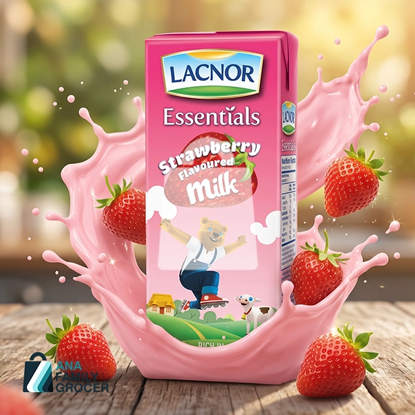 LACNOR FLAVORED STRAWBERRY MILK 180ML