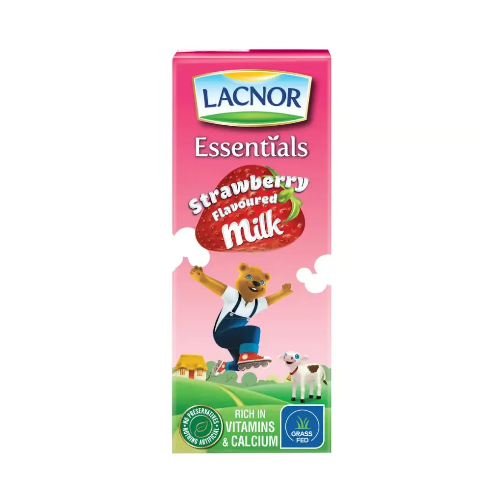 LACNOR STRAWBERRY FLAVORED MILK 180ML