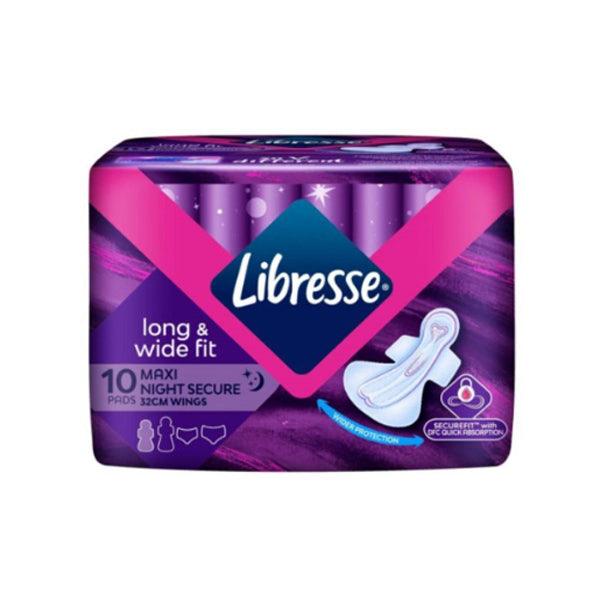 LIBRESSE MAXI NGT WINGS W/P 10'S (D/PURPLE 24)