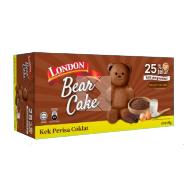 LONDON BEAR CAKE CHOCO 18G
