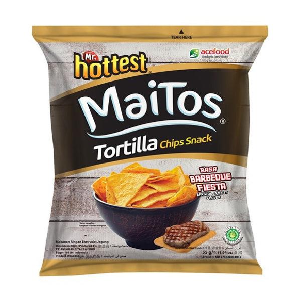 MAITOS TORTILLA CHIPS PACKET BBQ 55G