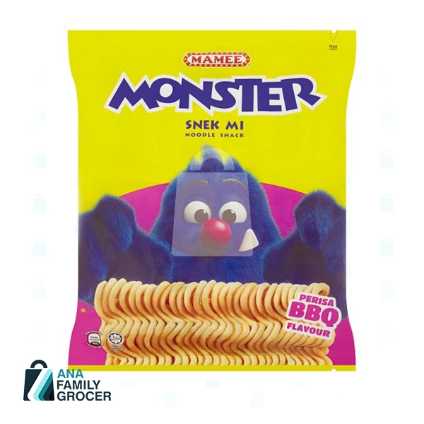 MAMEE MONSTER NOODLE SNACK BBQ 25G
