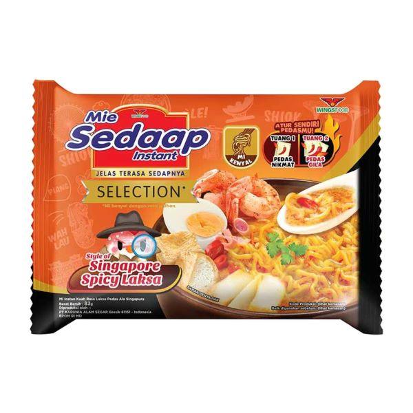 MI SEDAAP SINGAPORE SPICY LAKSA 80G