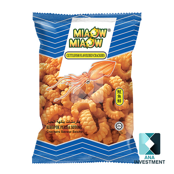 MIAOW MIAOW CUTLLEFISH SNACK 50G