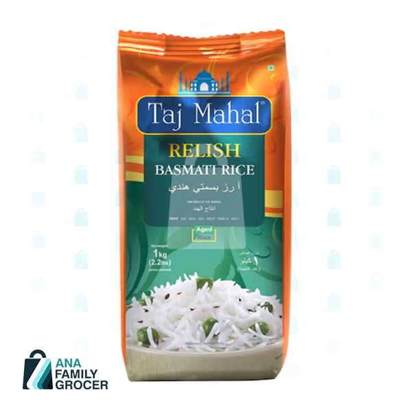 BASMATI RICE 1KG - TAJ MAHAL RELISH