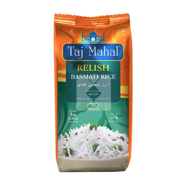 BASMATI RICE 1KG - TAJ MAHAL RELISH