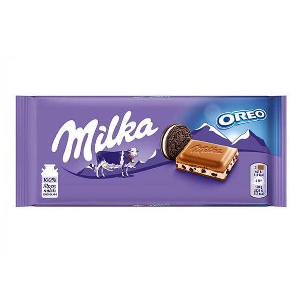 MILKA CHOCOLATE WITH OREO COOKIES 100GM