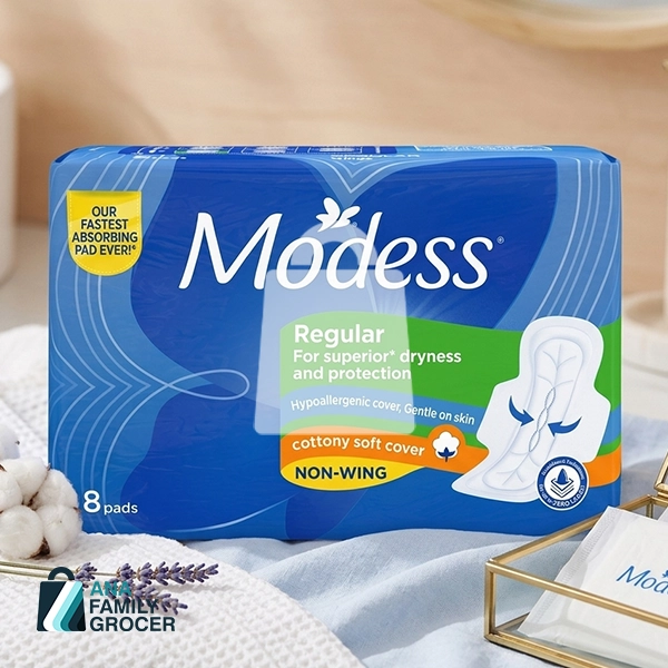 MODESS COTTONY SOFT REGULAR MAXI NON-WING  8'S 