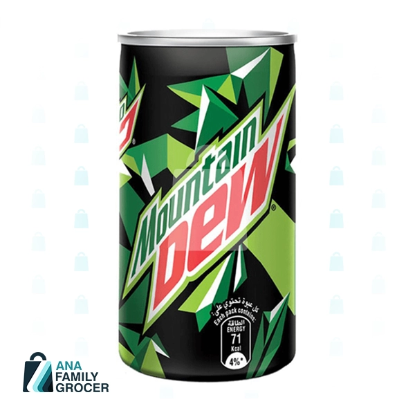 MOUNTAIN DEW SOFT DRINK 155ML